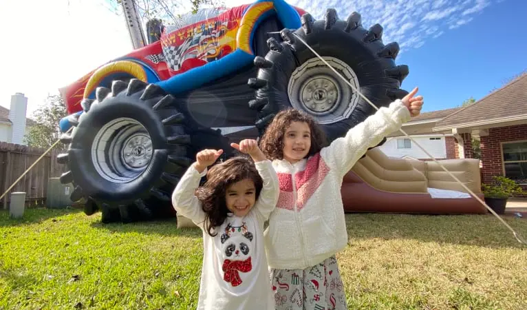 Monster Truck Deluxe Bounce House Combo Slide - Image 10